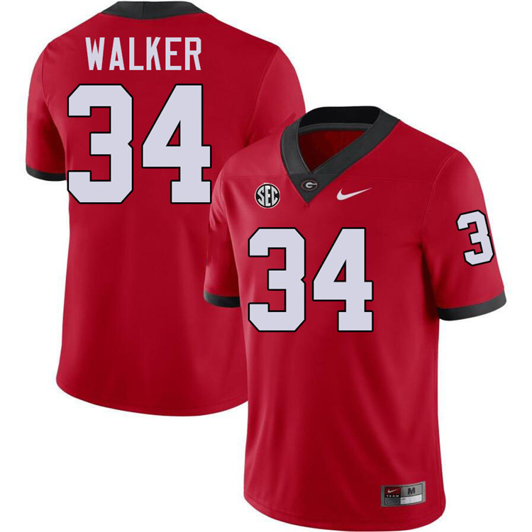 Herschel Walker Georgia Jersey,University Of Georgia Bulldogs Football Jersey,Uniforms,Gears-Red